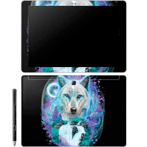 Night Wolf by Sheena Pike Galaxy Book 12in Skin